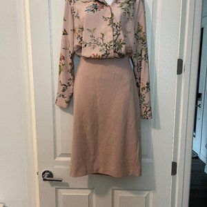 Mauve Skirt and Shirt from Nordstrom Rack